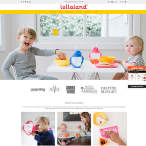 lollaland web design thumbnail