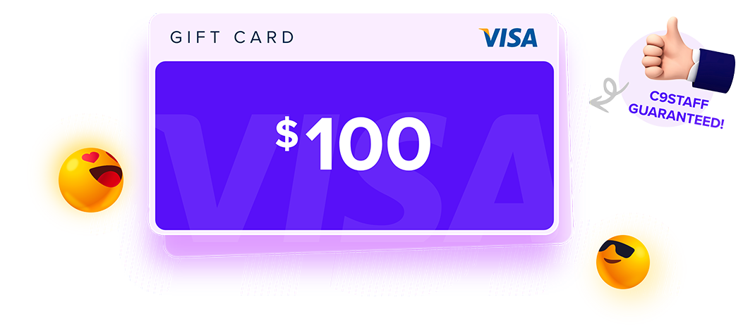 C9staff $100 gift card